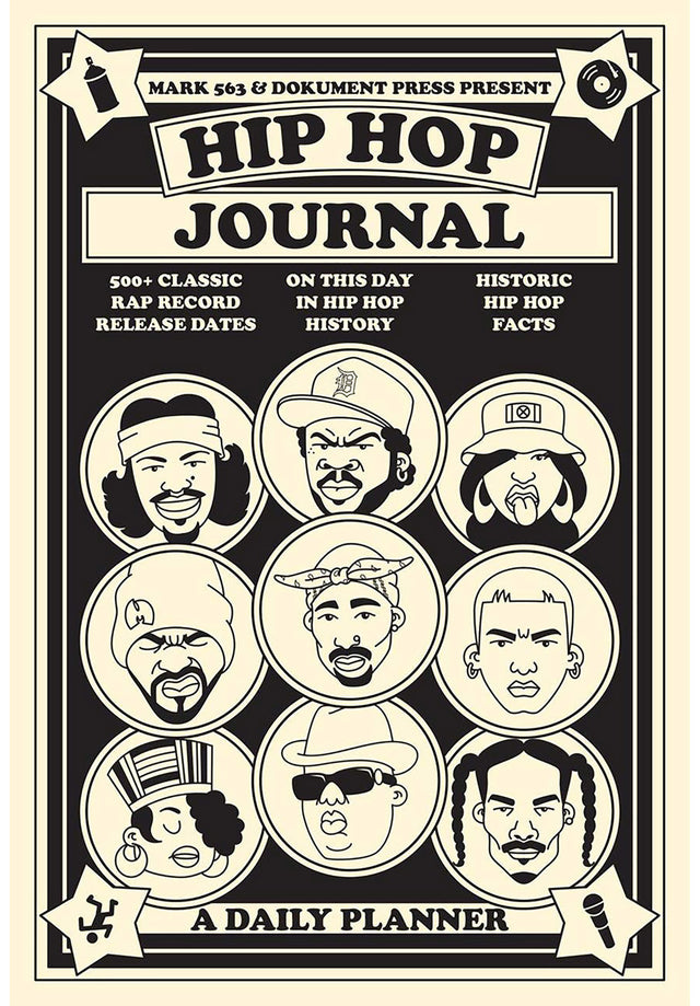 Hip Hop Journal Book - Calender multicolored Vorderansicht
