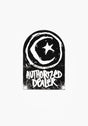 Official Dealer Sticker multicolored Vorderansicht