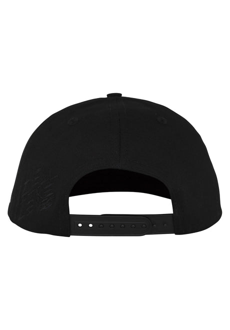 X Stranger Things Hellfire Club Snapback Structure black Closeup2
