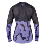 Seen Jersey Women black-violet flakes Rueckenansicht