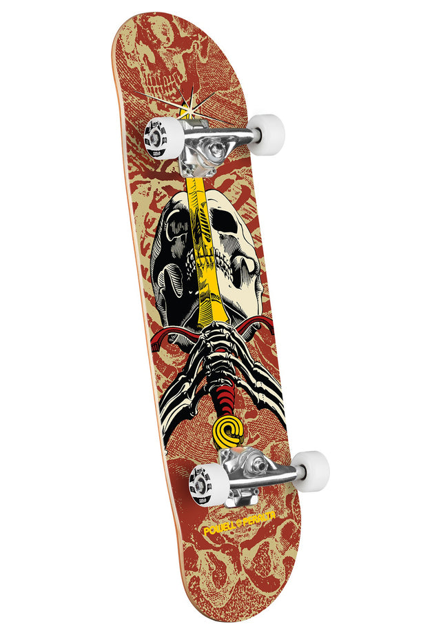 Skull & Sword khaki-burgundy Vorderansicht