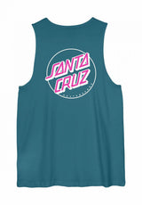Partial Dot Vest teal Vorderansicht