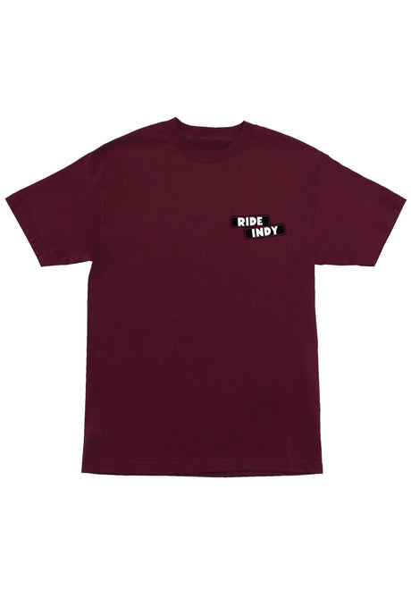 Sticker Slap Heavyweight maroon Rueckenansicht