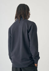 Ligull Classic Quarter Zip black Rueckenansicht