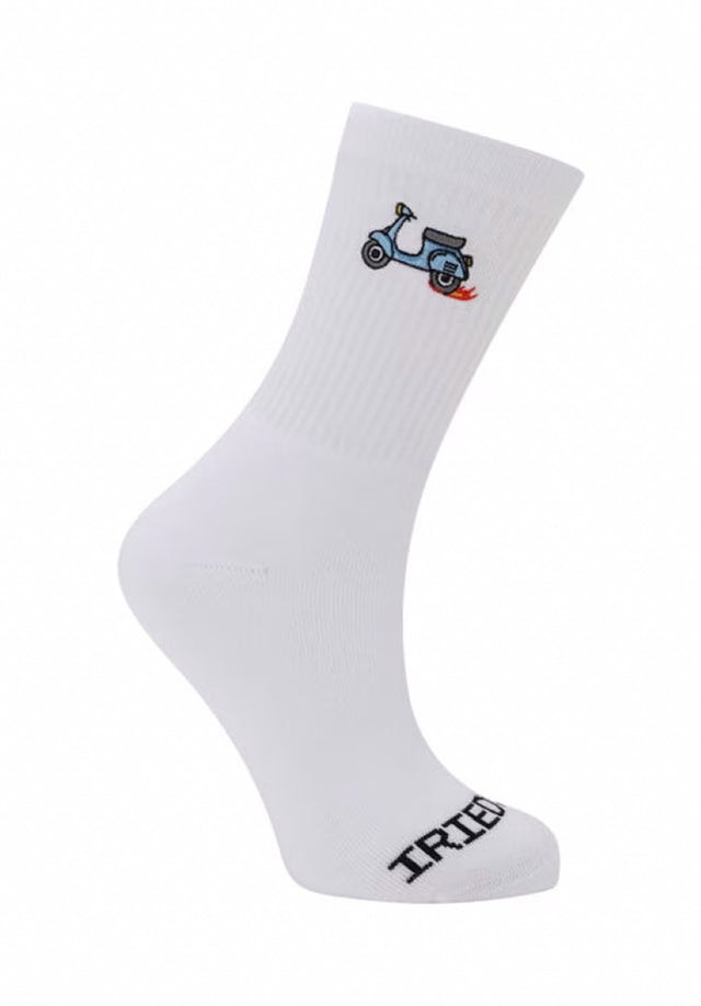 Fast Scooter white Vorderansicht