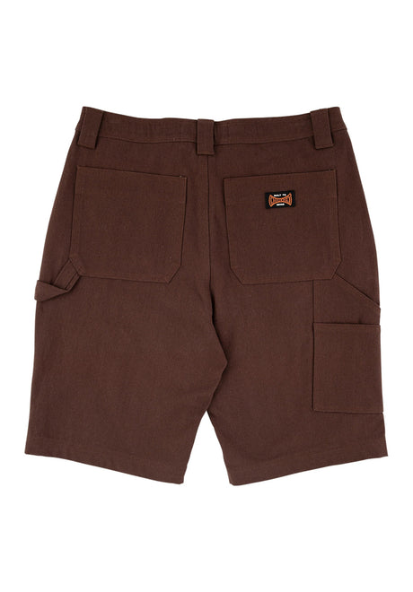 Built To Grind Utility Shorts chocolate Rueckenansicht