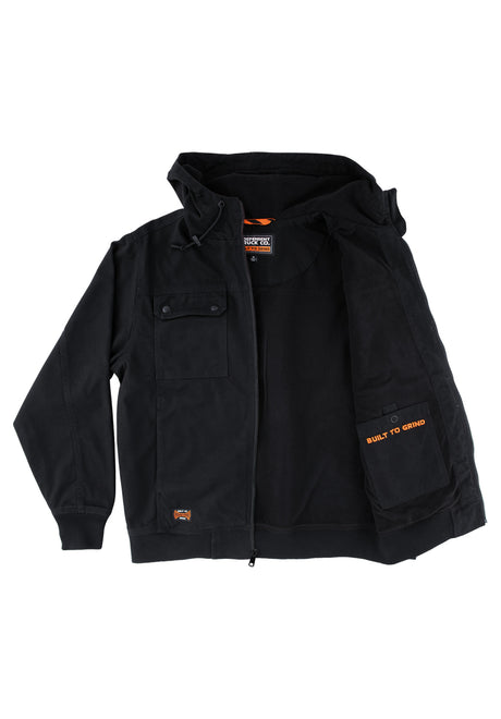 Built To Grind Work black Rueckenansicht