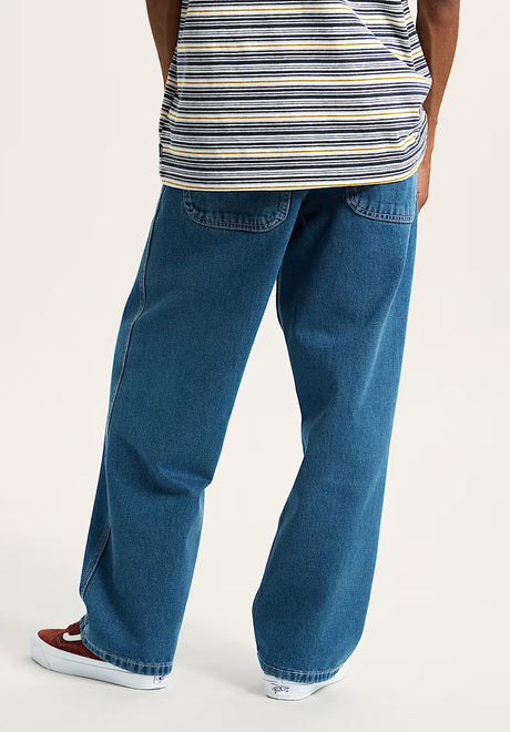 Skate Check-5 Skate Loose Denim vintageindigo Rueckenansicht