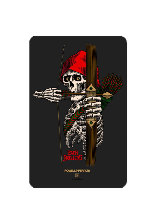 Zach Doelling Archer Sticker clear Vorderansicht
