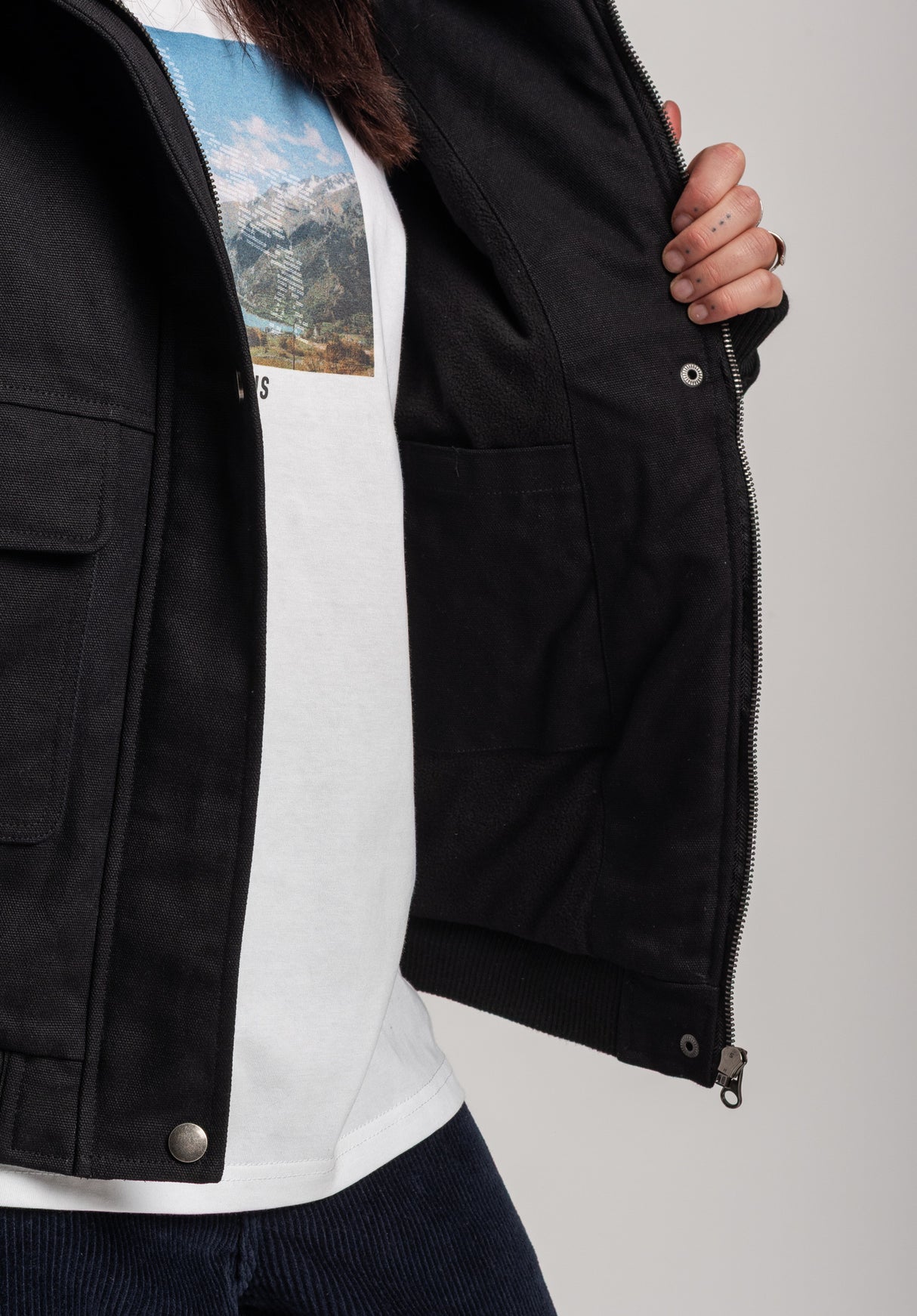 TITUS Enie Winterjacke black – Unteransicht