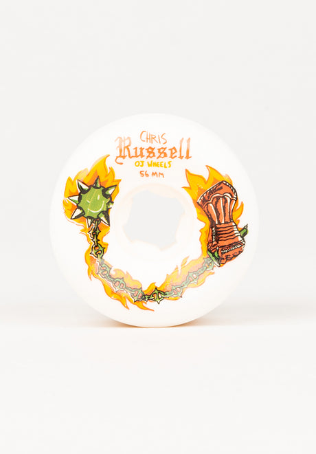 Chris Russell Elite Hardline 101A white Rueckenansicht