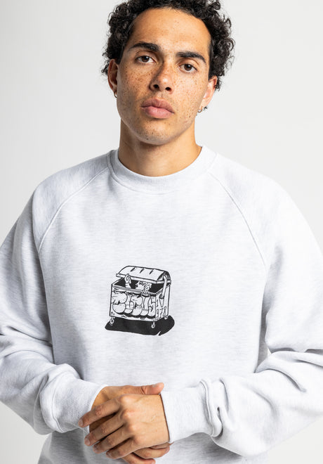 Undercover lightheathergrey Rueckenansicht