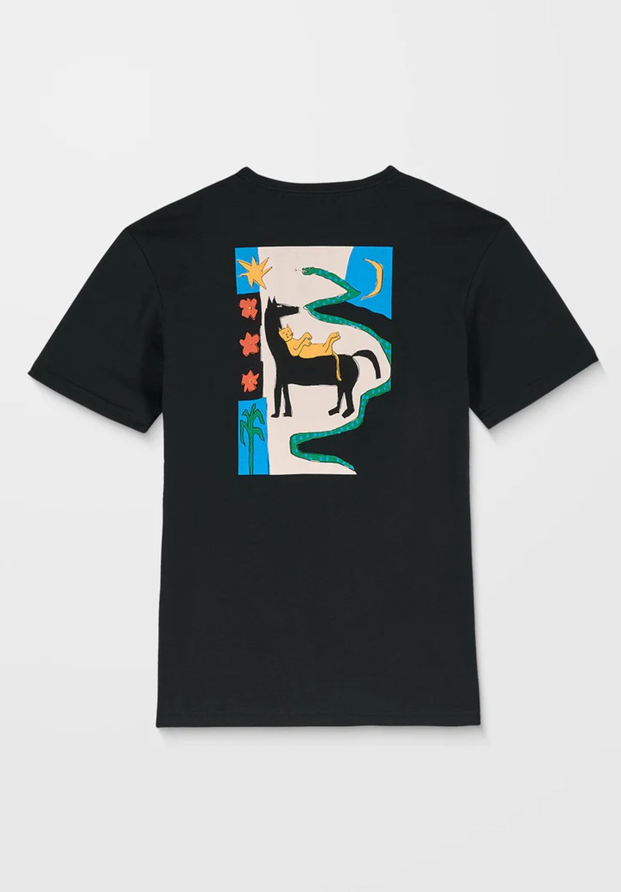 Longosnake Kids black Rueckenansicht