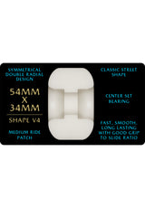 Dragons 97A V4 Symmetrical Medium Ride offwhite Rueckenansicht