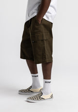 Oversize Cargo darkolive Closeup1