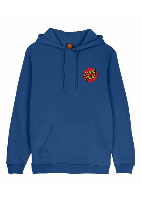 Santa-Cruz Classic Dot Chest Hoodie richnavy – Rückenansicht