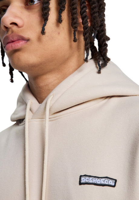 DC Shoes Patch It PH Hoodie oatmeal – Rückenansicht