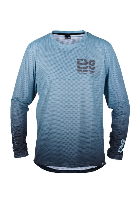 TSG Grip Jersey Longsleeve steel blue fade – Vorderansicht