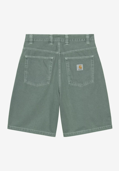 Carhartt WIP Brandon Short Jeans-Short velvetgreenstonedyed – Rückenansicht