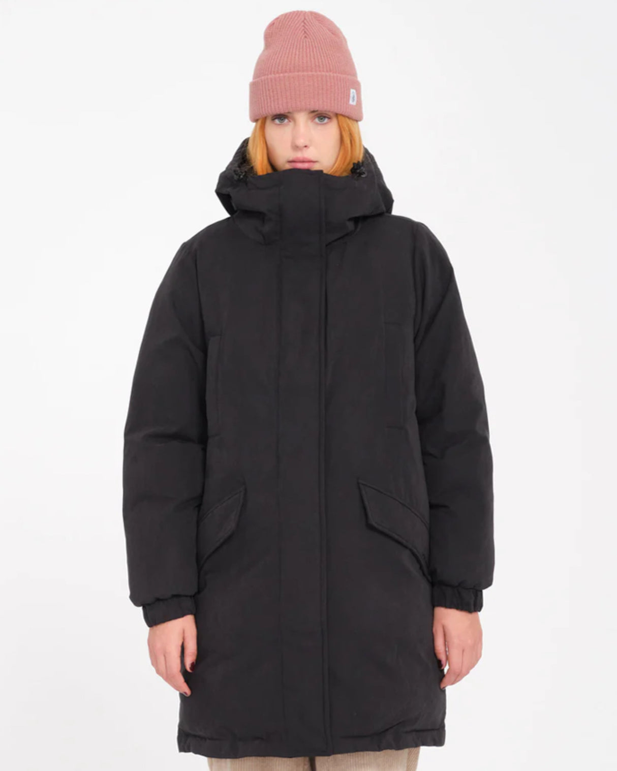 Sleepi Puff Up Parka black Vorderansicht