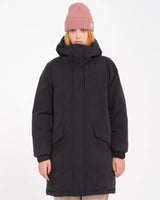 Sleepi Puff Up Parka black Vorderansicht