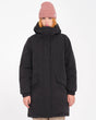 Sleepi Puff Up Parka black Vorderansicht