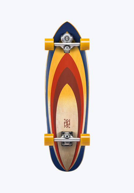 J-Bay Power Surfing 33 Surfskate multicolored Vorderansicht