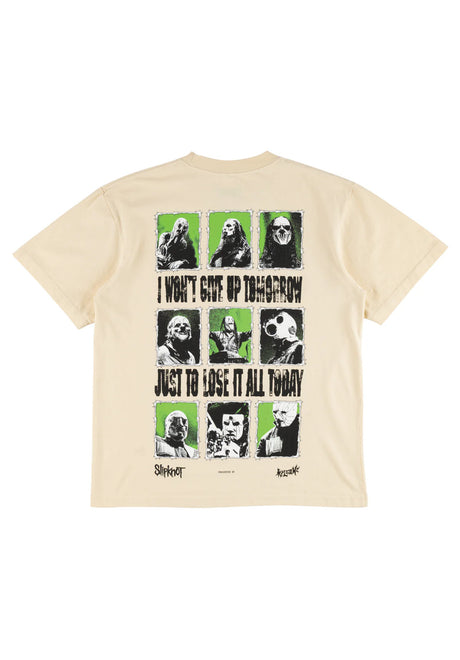 x Slipknot Tomorrow Boxy Garment-Dyed bone Rueckenansicht