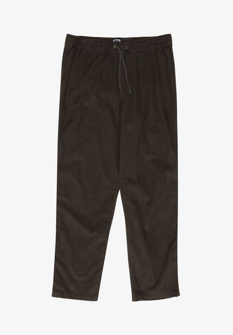 Billabong Larry Cord Pant Chino- / Stoffhose raven – Vorderansicht