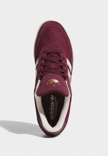 Tyshawn 2 maroon-chalkwhite-goldmetallic Closeup2