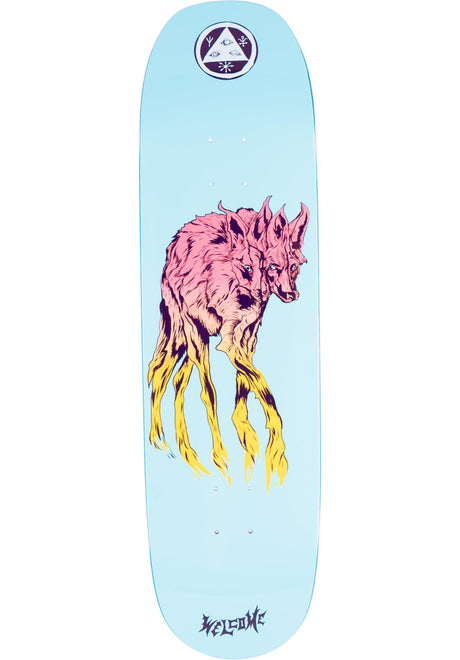 Welcome Maned Woof Moontrimmer 2.0 Deck power blue – Vorderansicht