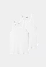 A-Shirt 2 Pack white2 Vorderansicht