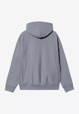 Hooded American Script shadyblue Rueckenansicht