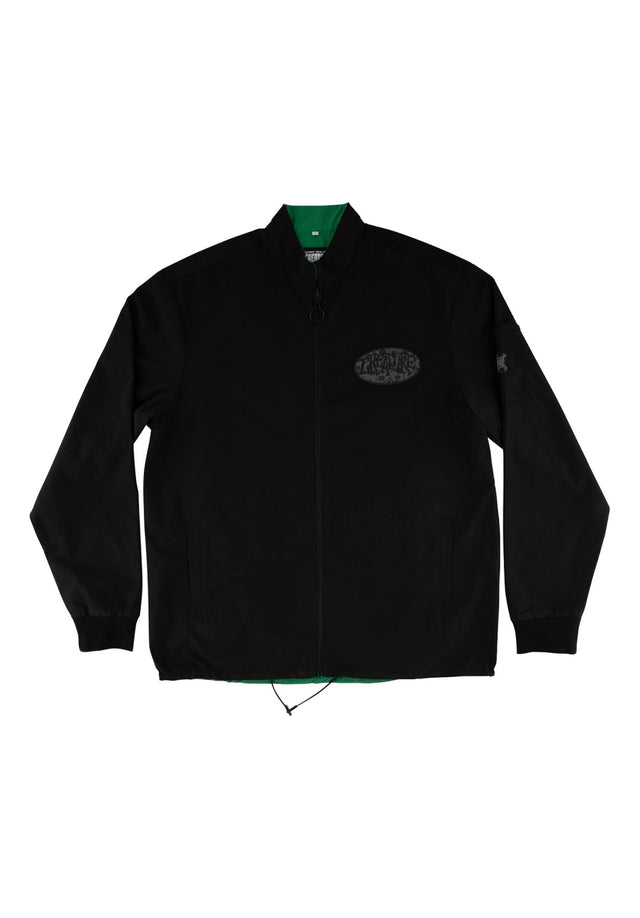 Crash and Burn Reversible black-green Vorderansicht