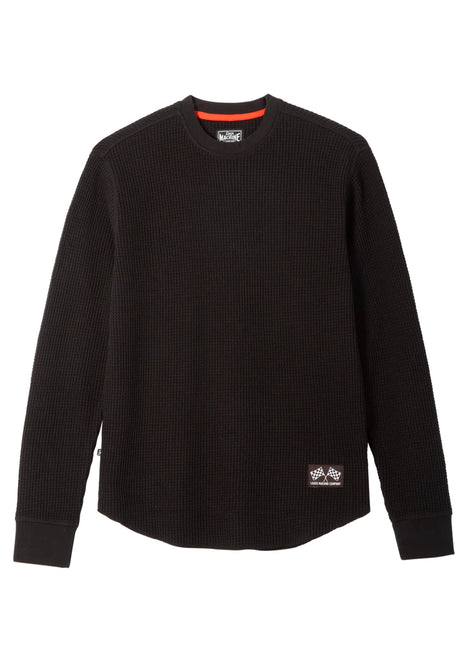 Loser-Machine Throwback Thermal Longsleeve black – Rückenansicht