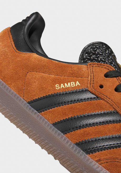 adidas-skateboarding Samba ADV Schuhe Jungs dubrown-coreblack-gum – Unteransicht
