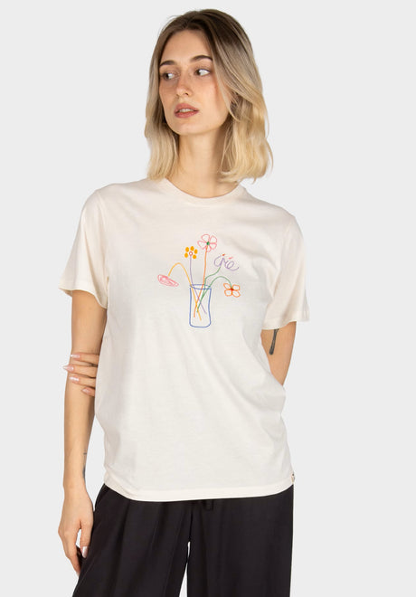 Stitch Flowers undyed Vorderansicht