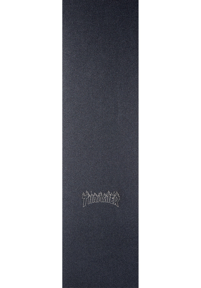 Thrasher Flame Logo Laser Cut black Vorderansicht