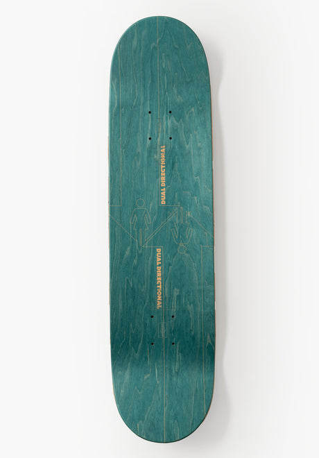 McCrank Dual Directional Twin Tip white-green-beige Rueckenansicht