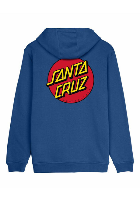 Santa-Cruz Classic Dot Chest Hoodie richnavy – Vorderansicht