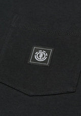 Icon Label Pocket flintblack Rueckenansicht