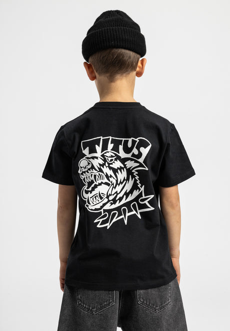 TITUS Bad Dog Kids black Vorderansicht