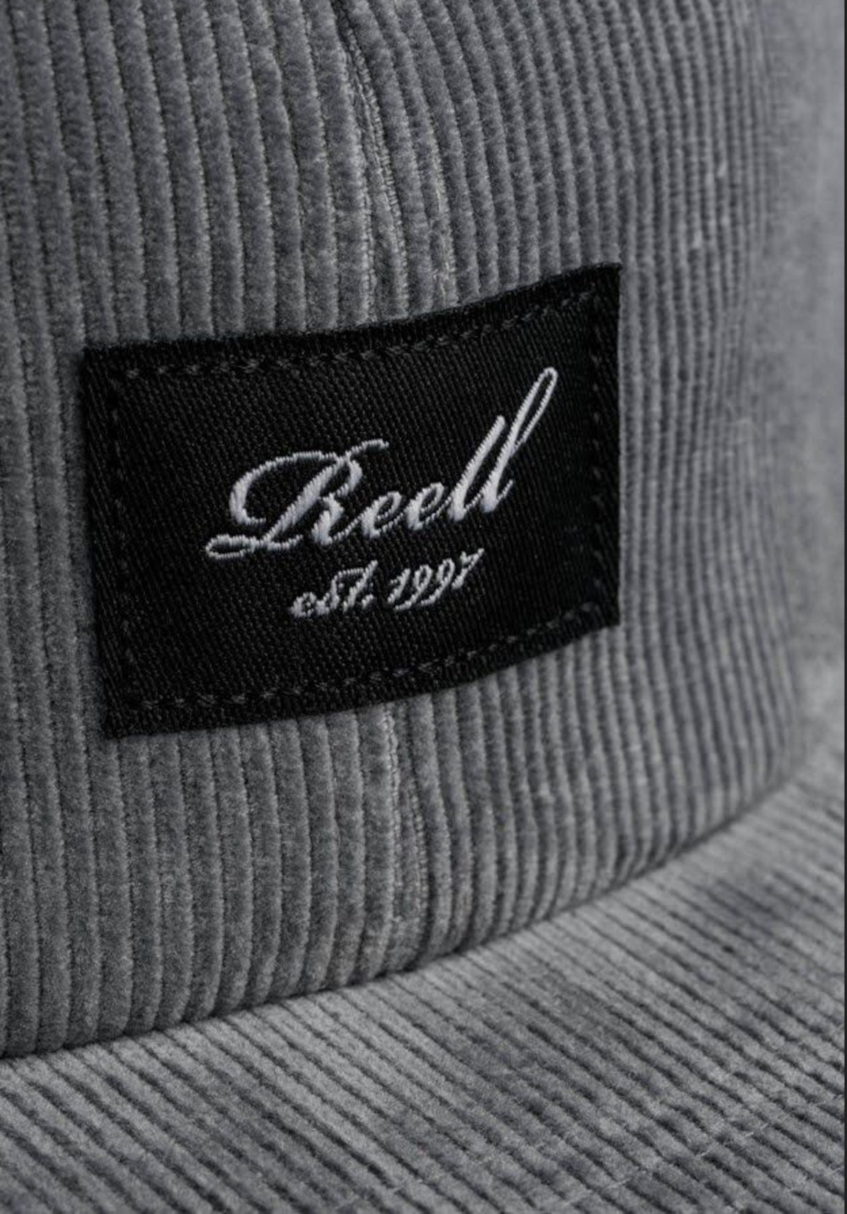 Suede 6-Panel bluegrey-cord Closeup1