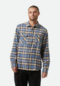 Bowery Flannel azureblue-washednavy-sand Vorderansicht
