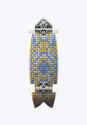 Coxos Power Surfing 31 Surfskate blue-yellow Vorderansicht
