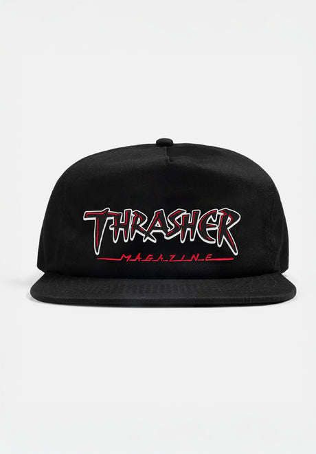 Slash Snapback black Vorderansicht