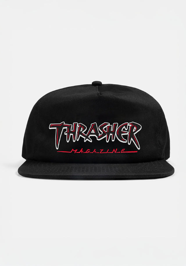 Slash Snapback black Vorderansicht