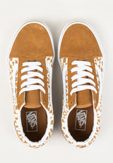 Old Skool Kids Girls leopard-popbrown-truewhite Closeup2