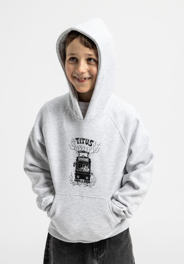 Train to Hell Kids lightheathergrey Vorderansicht