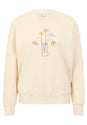 Stitch Flower Crew undyed Vorderansicht